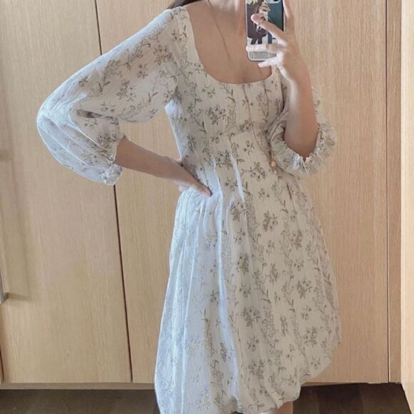 Brock collection x H&M floral print dress - Picture 8 of 12